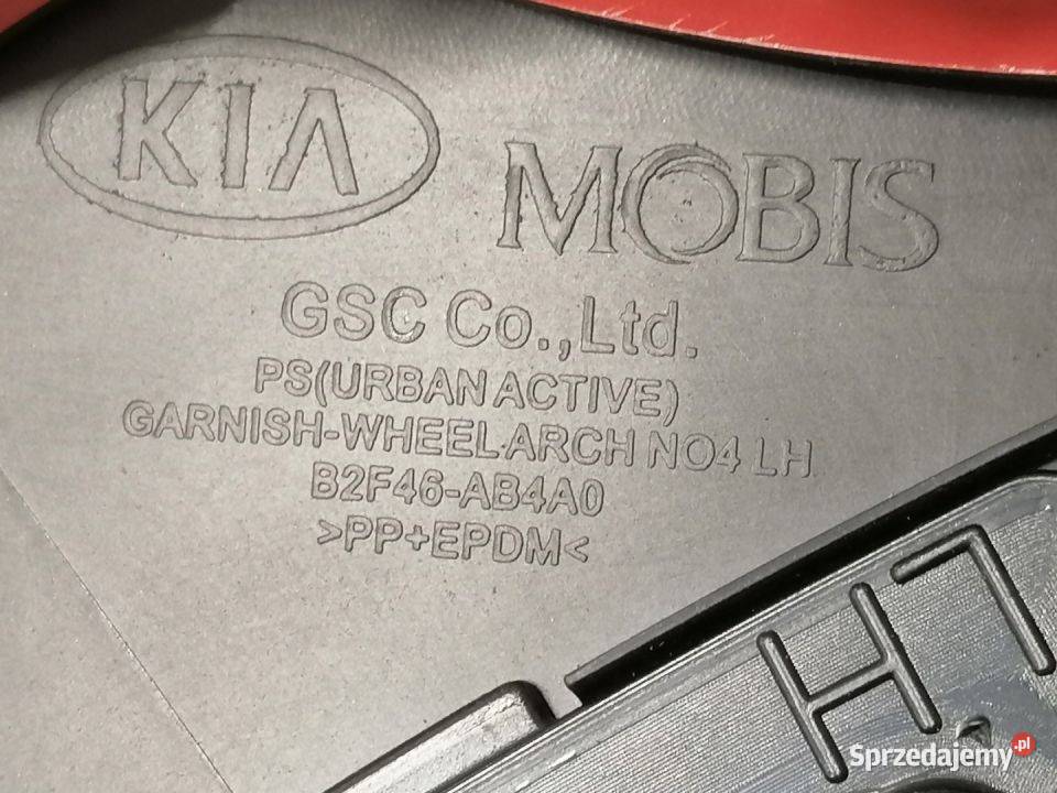 KIA SOUL II LISTWA BŁOTNIK LEWY TYŁ B2F46AB4A0 wielkopolskie