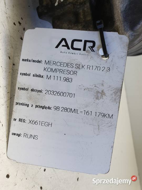 SPRĘŻARKA KLIMATYZACJI Mercedes SLK 23 K Motoryzacja Chełm sprzedam