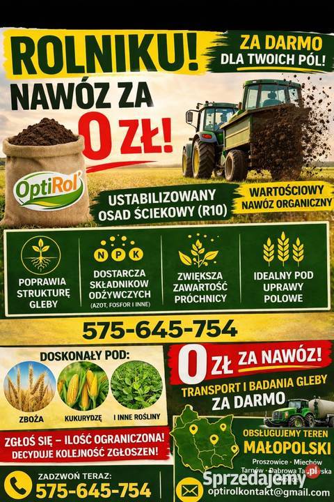 Ustabilizowany Osad Ściekowy Bochnia