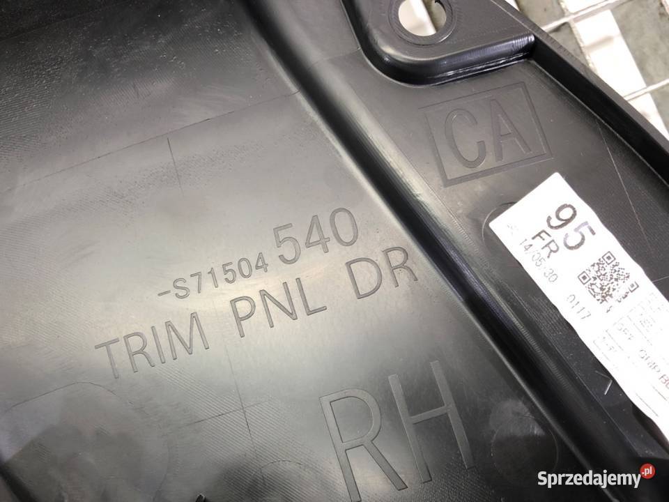 BOCZEK DRZWI PRAWY PRZÓD SUBARU BRZ podkarpackie