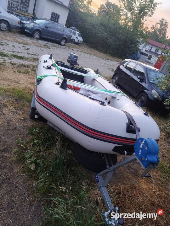 Ponton Kormoran 400D Alu podłoga kill przyczepka Łódź sprzedam