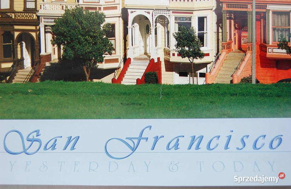 San Francisco Yesterday and Today plakat z USA Lublin