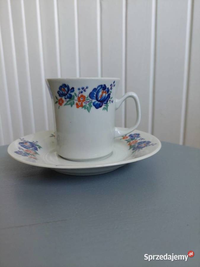 Komplet porcelanowy do mokki Łódź