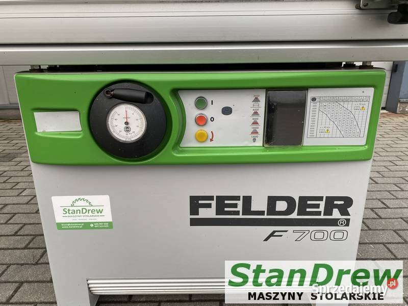 Frezarka dolnowrzecionowa z wózkiem i pochyłem F Mojusz