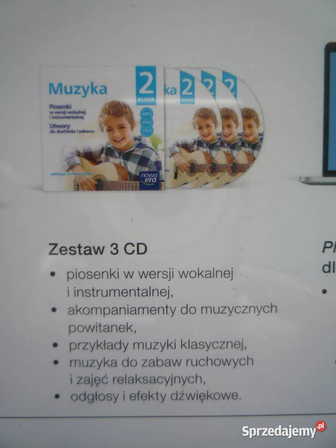 Muzyka klasa 2 Podręcznik 3 Płyty CD Piosenki edukacja wczesnoszkolna zachodniopomorskie Szczecin sprzedam