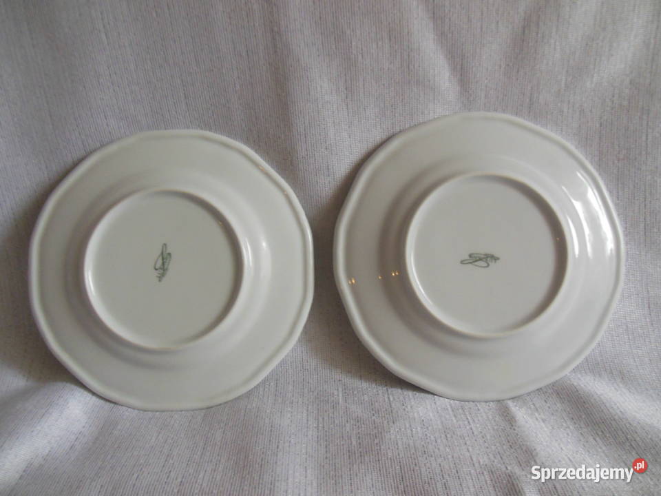 Talerzyki białe deserowe LUBIANA 2 Kielce