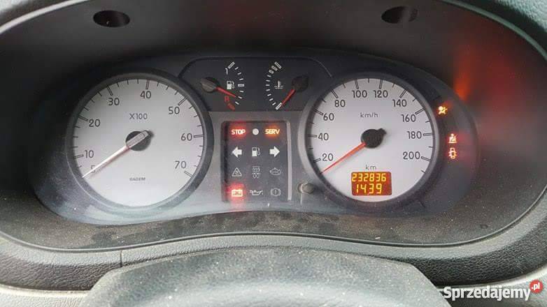 Renault Kangoo 15dci 2003r uszkodzony silnik klimatyzacja świętokrzyskie Michałów