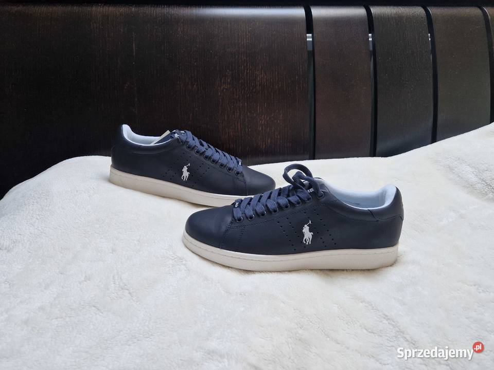 Nowe buty Sneakersy granatowe męskie Polo Ralph Bibice