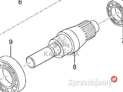 Holland TX66 TX67 TX68 Wałek CZĘŚCI 84012559 Pozostałe wielkopolskie Jastrzębniki sprzedam