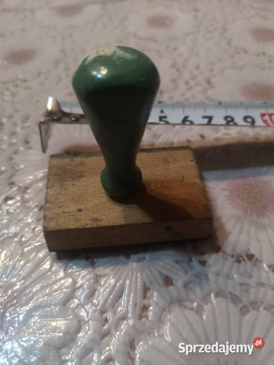 Drewnianą stara pieczątka Pozostałe Wałbrzych