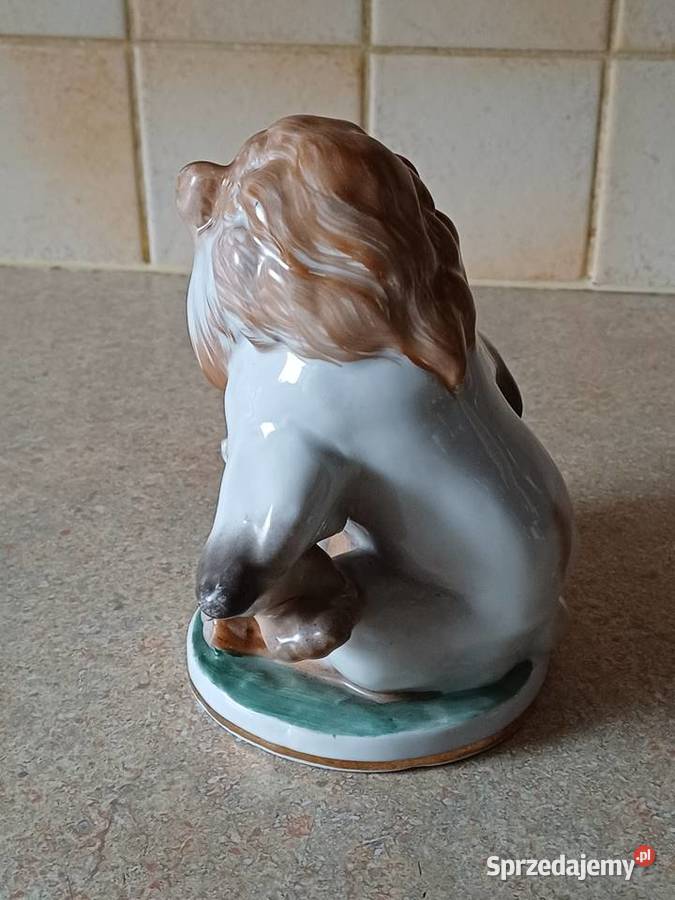 vintage figurka Łomonosow Porcelana i szkło Nowy Targ