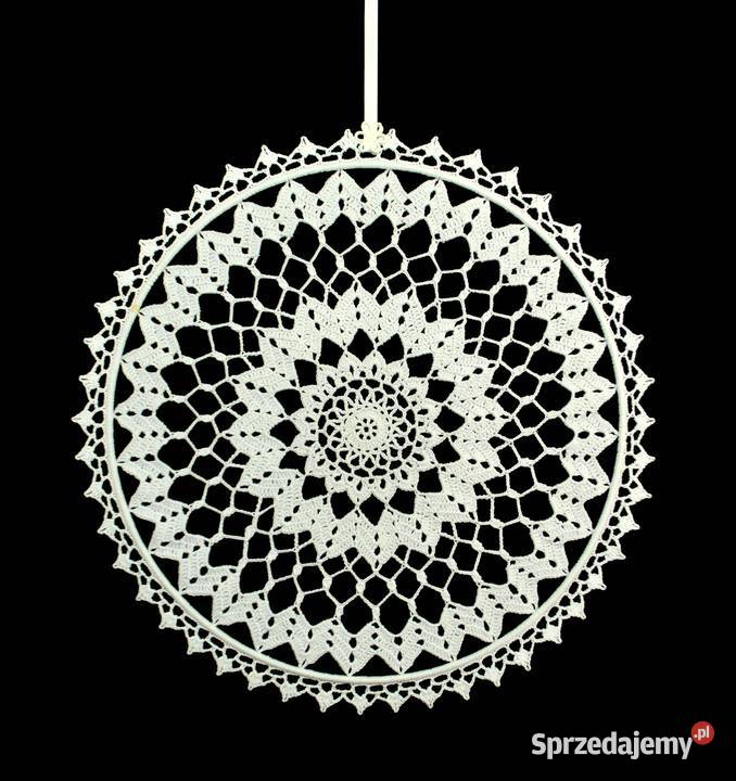 Zawieszka ozdoba na okno szydełkowa 34 Z196 Kluczbork