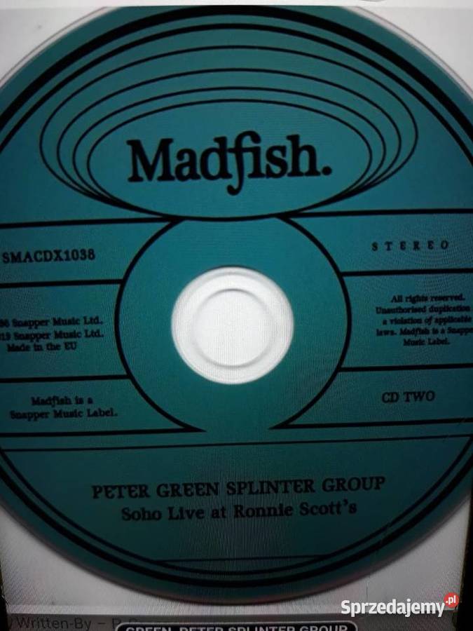 Archiwum blues rocka PETER GREEN Live in Soho CD Rzeszów