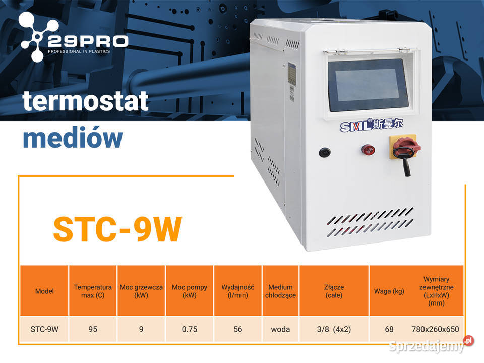 Termostat regulator temperatury formy wtryskowej Sosnowiec