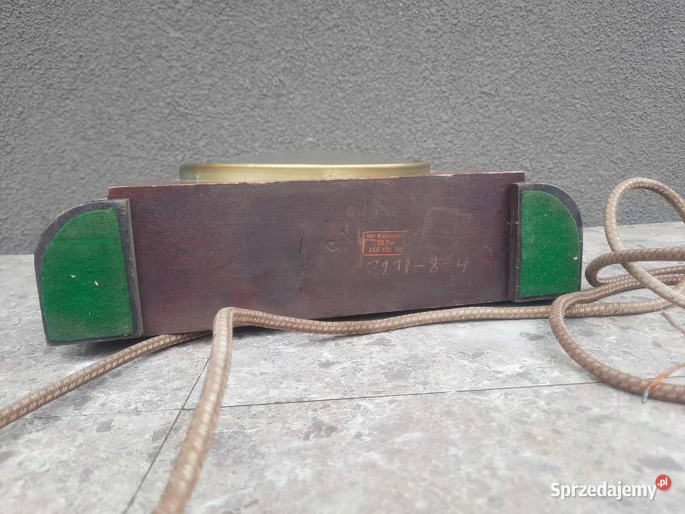 80 Stary zegar bufetowy elektryczny Siemens Tczew