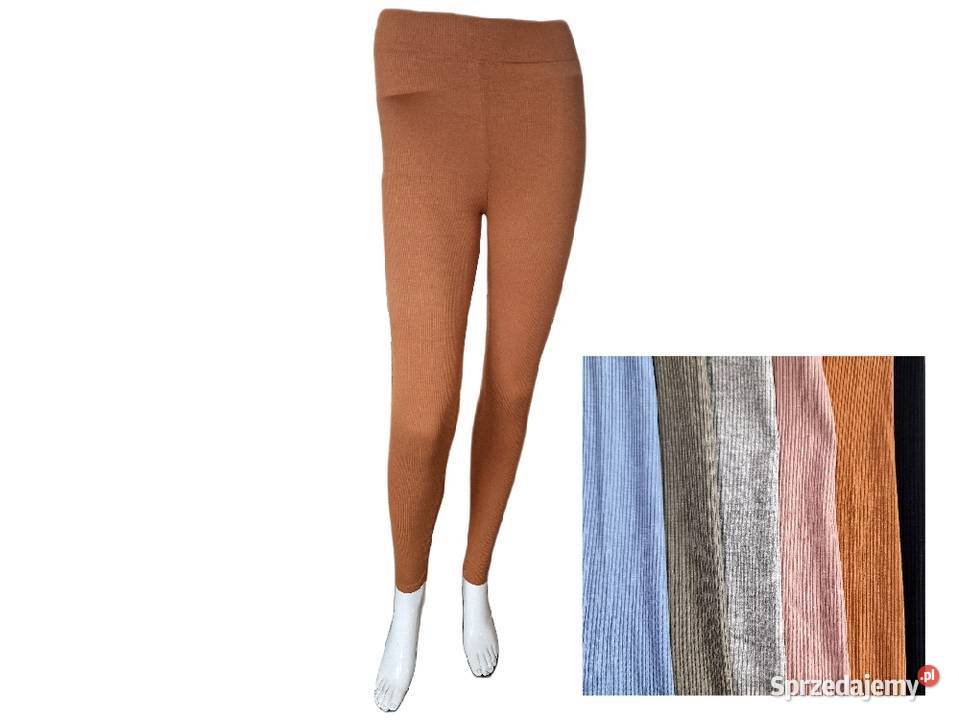 LEGINSY damskie getry modelujące kryjące Biała