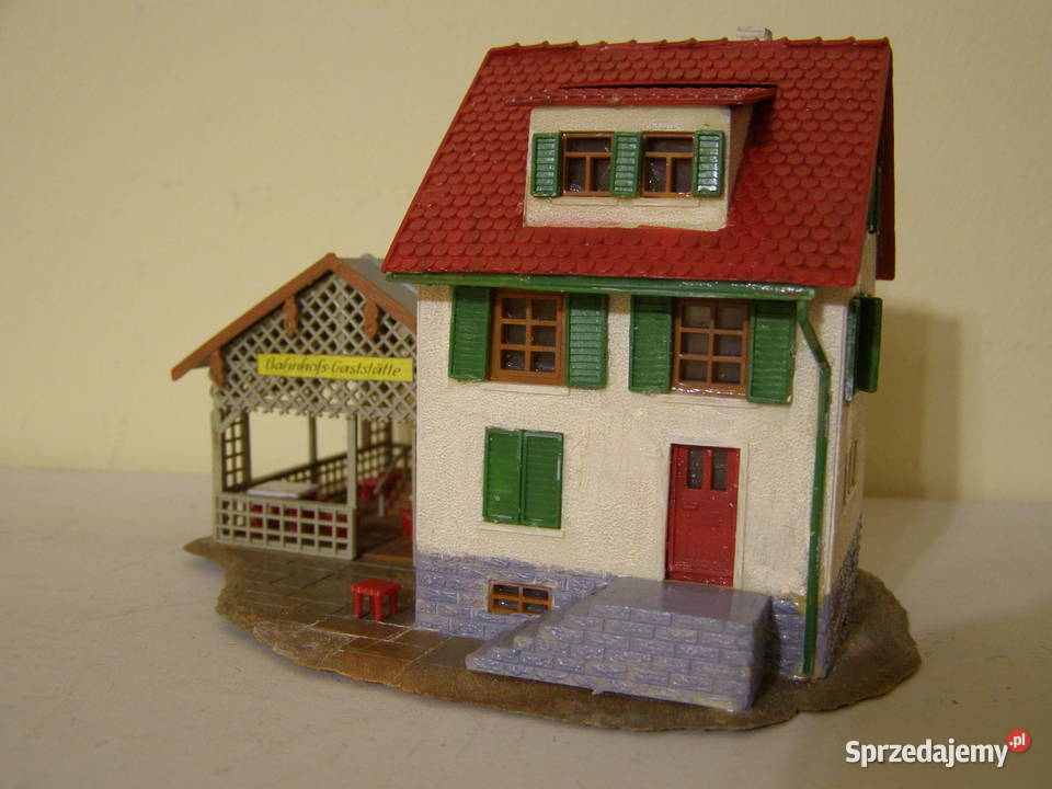 Domek na makietę 39 kolejka skala H0 Łódź