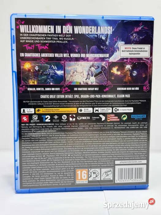 GRA TINY TINAS WONDERLANDS NA 5 PLAYSTATION 5 Śrem