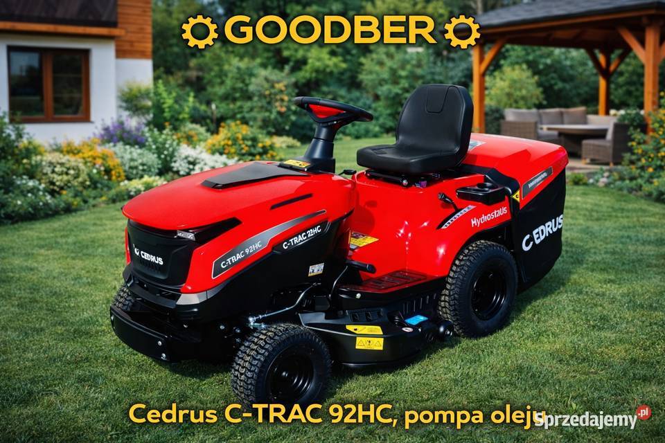 Kosiatrka traktorek Cedruc CTrac 92 HC Nowa Traktorki Bieliny