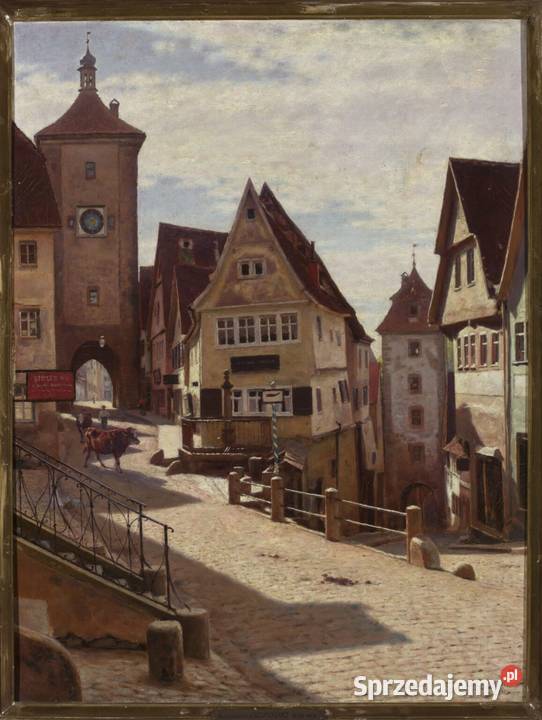 obraz olejny na płycie Brama Klingentor w Warszawa