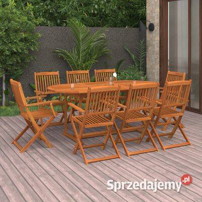 vidaXL 9cz zestaw mebli ogrodowych 180x90x75 Warszawa