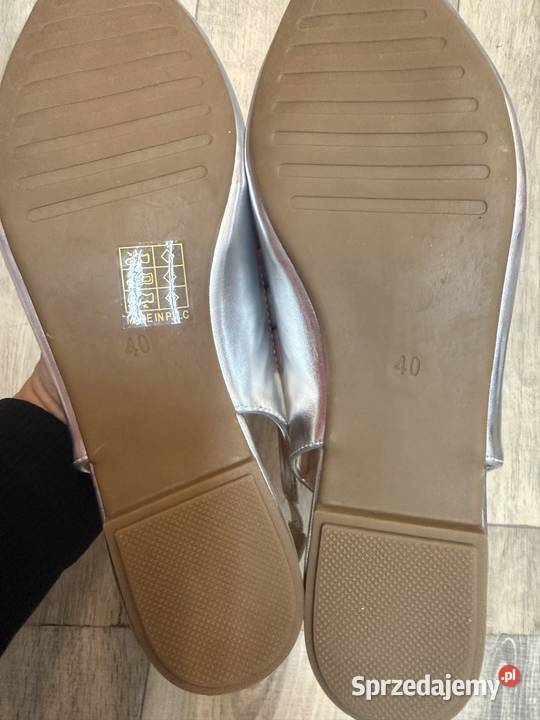 40 Srebrnej baleriny wieczorowe z odkrytą Pięta inna Kraków sprzedam