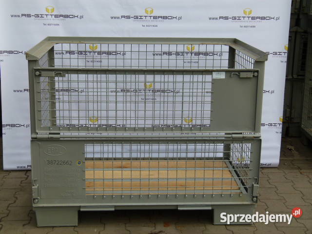 Wynajem dzierżawa UIC gitterbox paleta metalowa