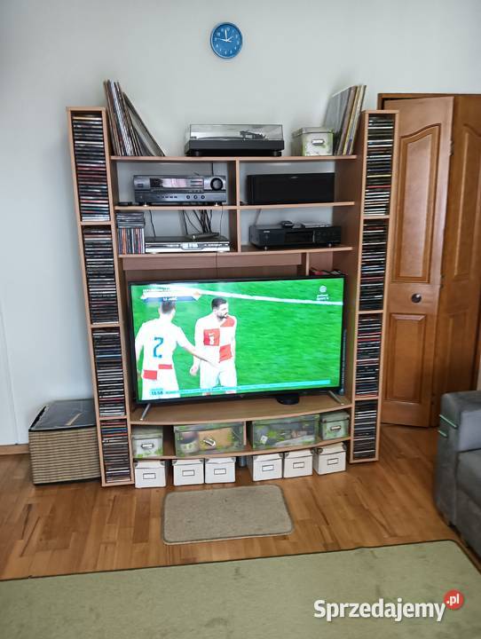 Do sprzedania pojemny regał na sprzęt telewizor Kraków sprzedam
