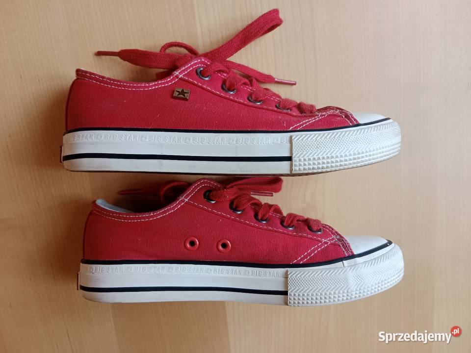 Trampki Big Star niskie czerwone dziecięce sprzedam