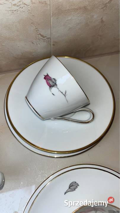 Serwis do małej kawy KPM Krister Germany 1952 Gdańsk