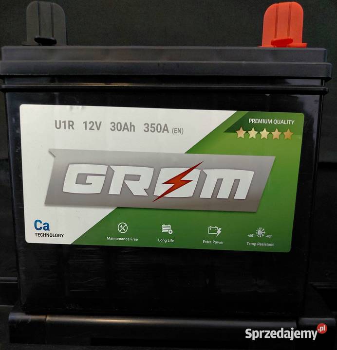 Akumulator Grom U1R 12V 30Ah 350A SOSNOWIEC Akumulatory