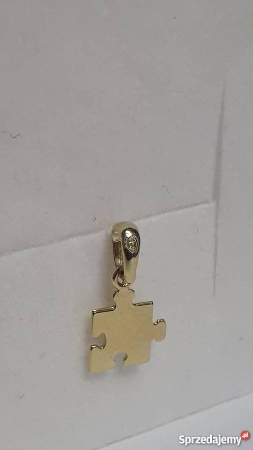 Złota Zawieszka Wisiorek Puzzel PR 585 Gliwice