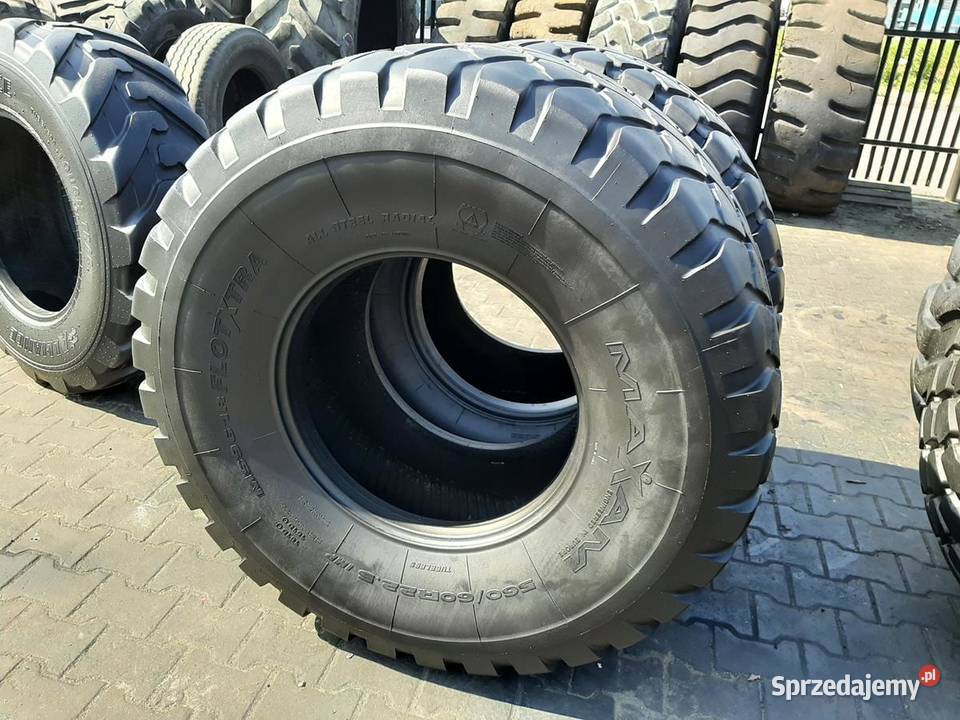 2x Opona używana rolnicza 56060R225 MAXAM 1300 Zaścianki