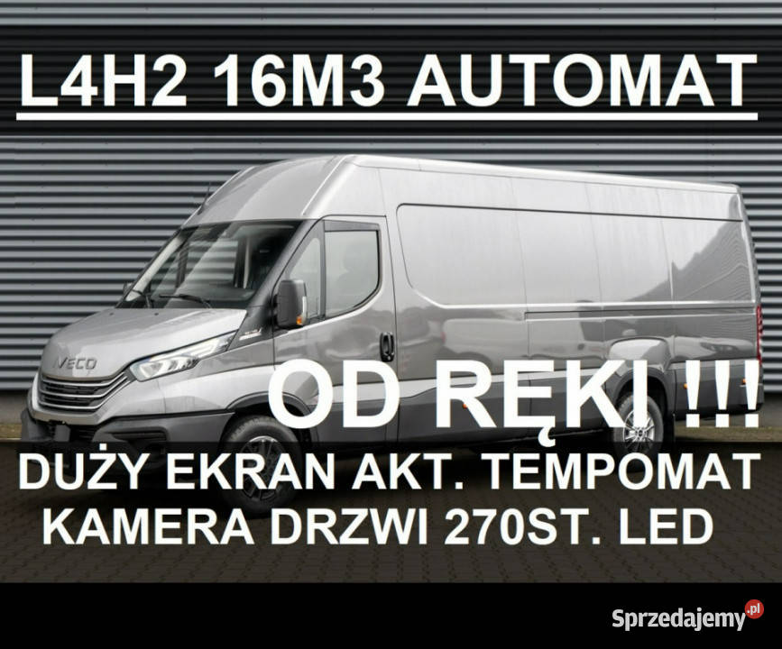 Iveco Daily 35S18 H L4H2 16M3 Automat Furgon klimatyzacja Iveco Szczecinek