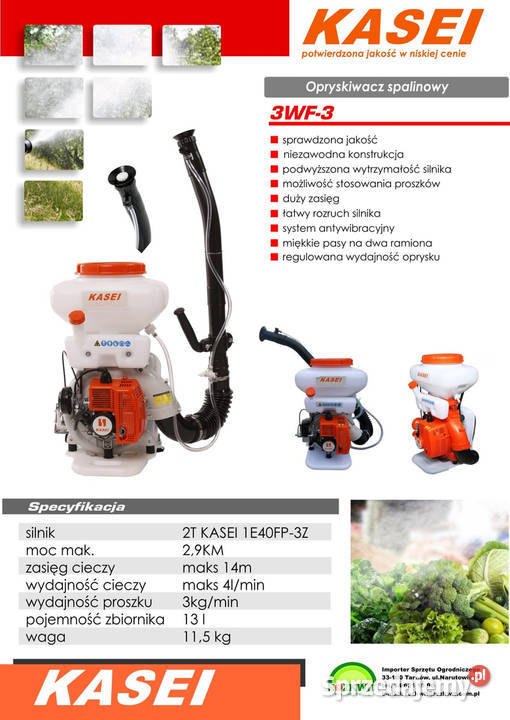 KASEI 3WF3 OPRYSKIWACZ SPALINOWY ZAMGŁAWIAJĄCY Opalenica