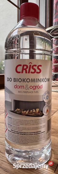 Paliwo do biokominka CRISS 1L nowe nieotwierane Poznań sprzedam