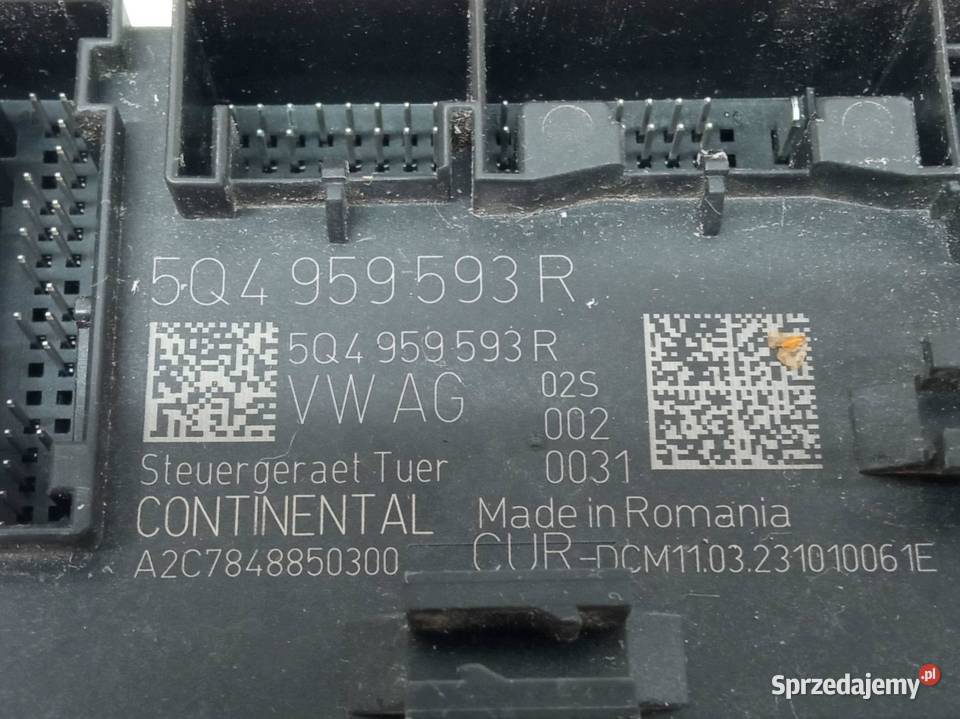MODUŁ DRZWI 5Q4959593R 5Q4959592R Skoda Karoq I Motoryzacja świętokrzyskie