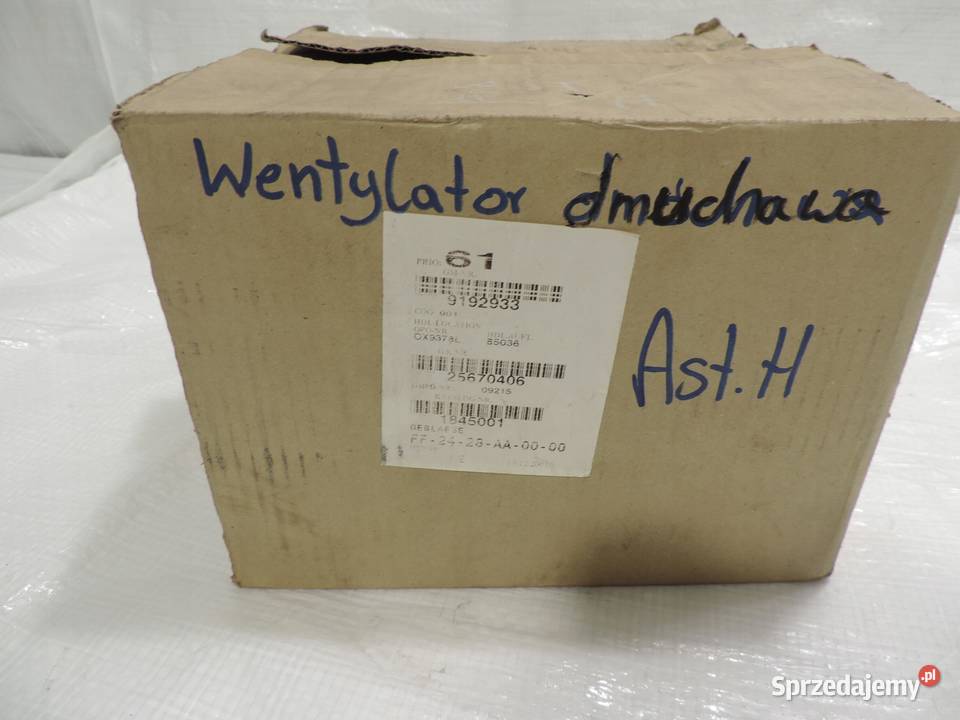 DMUCHAWA WNĘTRZA OPEL ASTRA G II NOWA 9192933 kujawsko-pomorskie