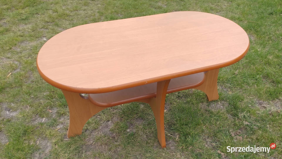 Ława z płyty meblowej z półką 110cm