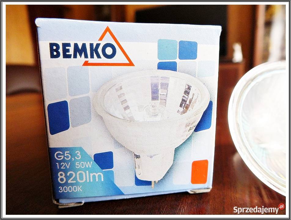 Żarówka halogenowa MR16 12V 50W 60stopni BEMKO lubuskie Żary sprzedam