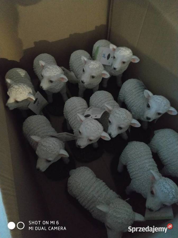 Baranek wielkanocny biały Dekoracje i ozdoby Straszęcin