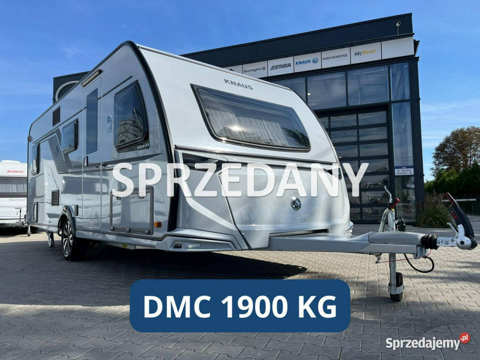 przyczepy kempingowe Knaus SDWIND 580 QS 60 pełny VAT Janki
