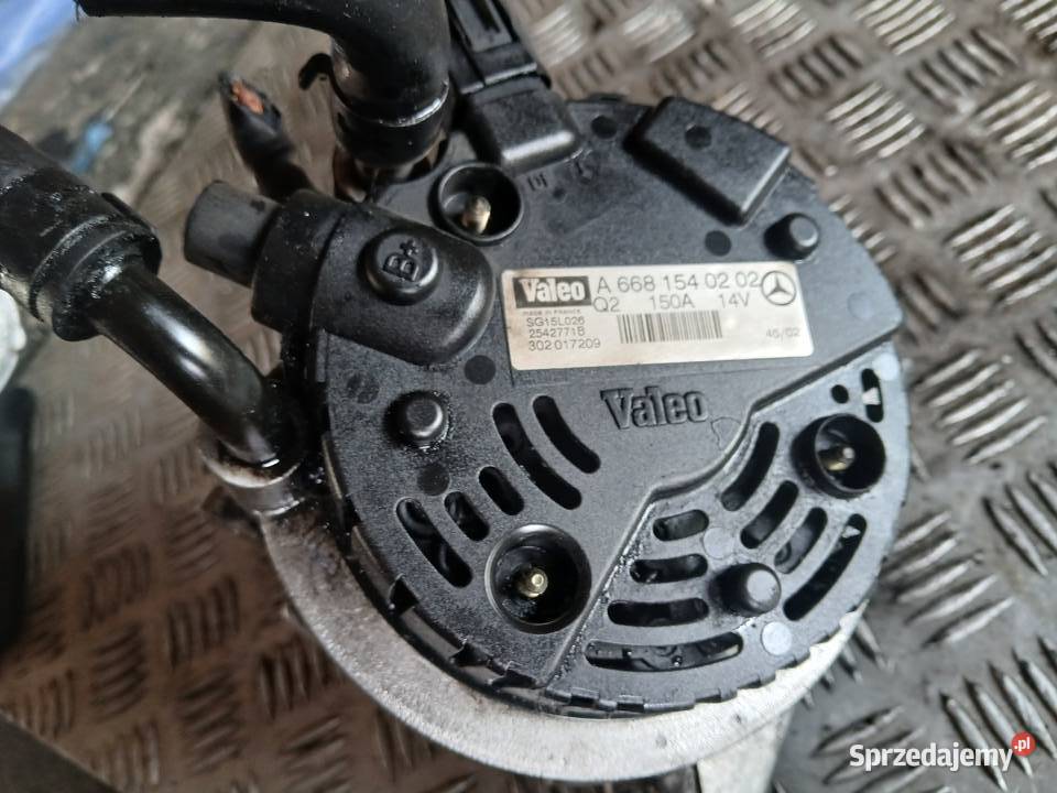 Alternator Mercedes W168 W414 17 CDI A6681540202 małopolskie Radłów sprzedam