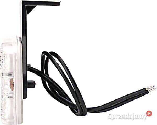 Lampa obrysowa LED prostokątna 1224V z przewodem Kamionna
