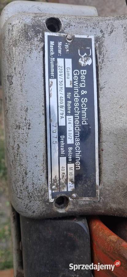 Gwintownica automatyczna do ror Kruszwica sprzedam