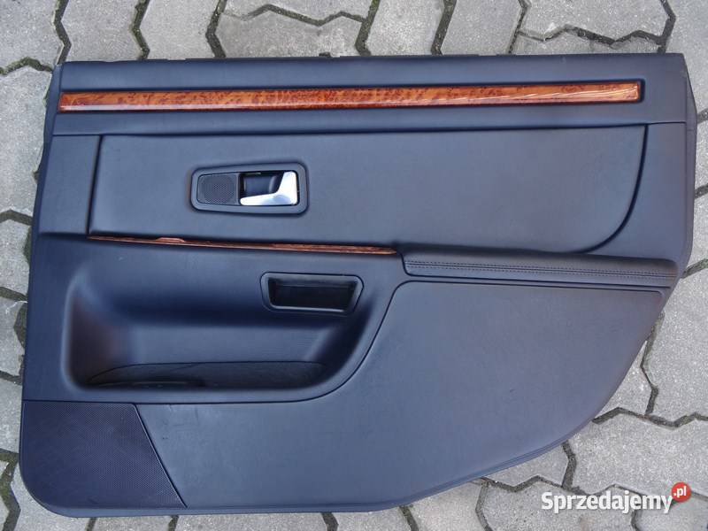 AUDI A8 D2 TAPICERKA BOCZKI DRZWI LONG BLUES Części samochodowe Przemęt