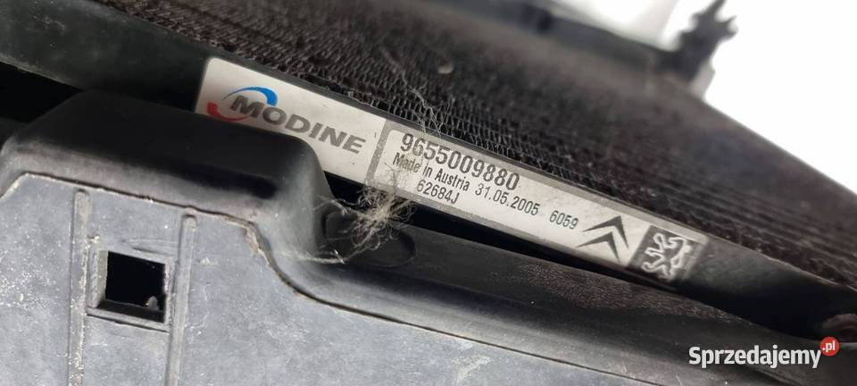 PAS PRZEDNI CHŁODNICE PEUGEOT 1007 KSH Lipno