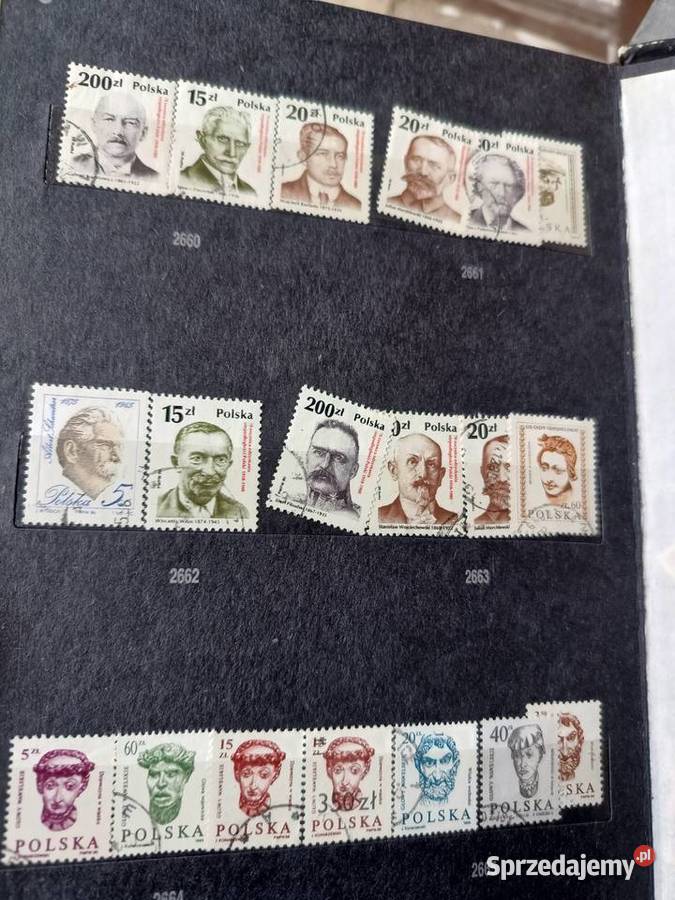 Znaczki PRL 19821983r z klaserem Jaktorów