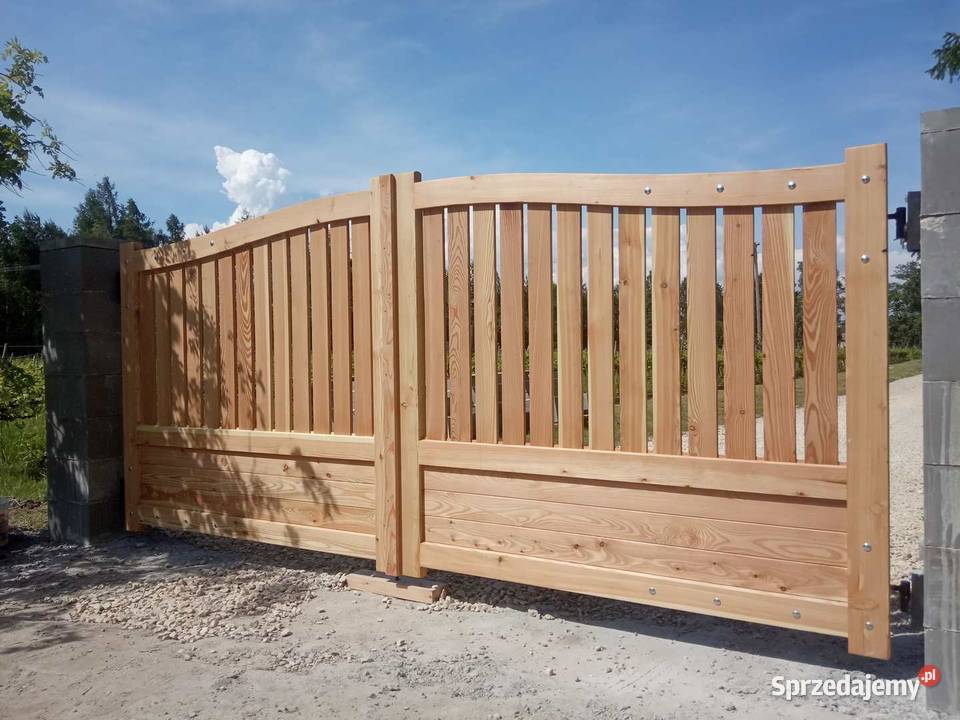 Brama drewniana model B1 Stanpor Stalowa Wola