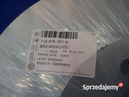 Tarcze Hamulcowe Audi Q7 VW Touareg PRZ mazowieckie